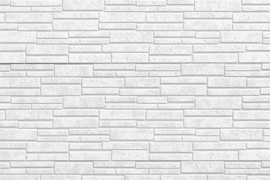 Duvar desen ve sorunsuz arka plan beyaz modern taş döşeme