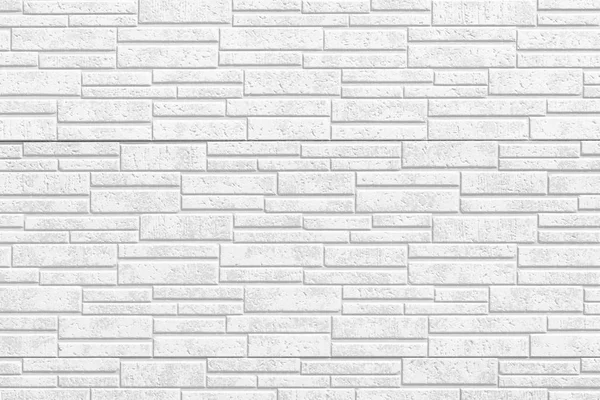 White Modern Stone Tile Wall Pattern Seamless Background — Stock Photo, Image
