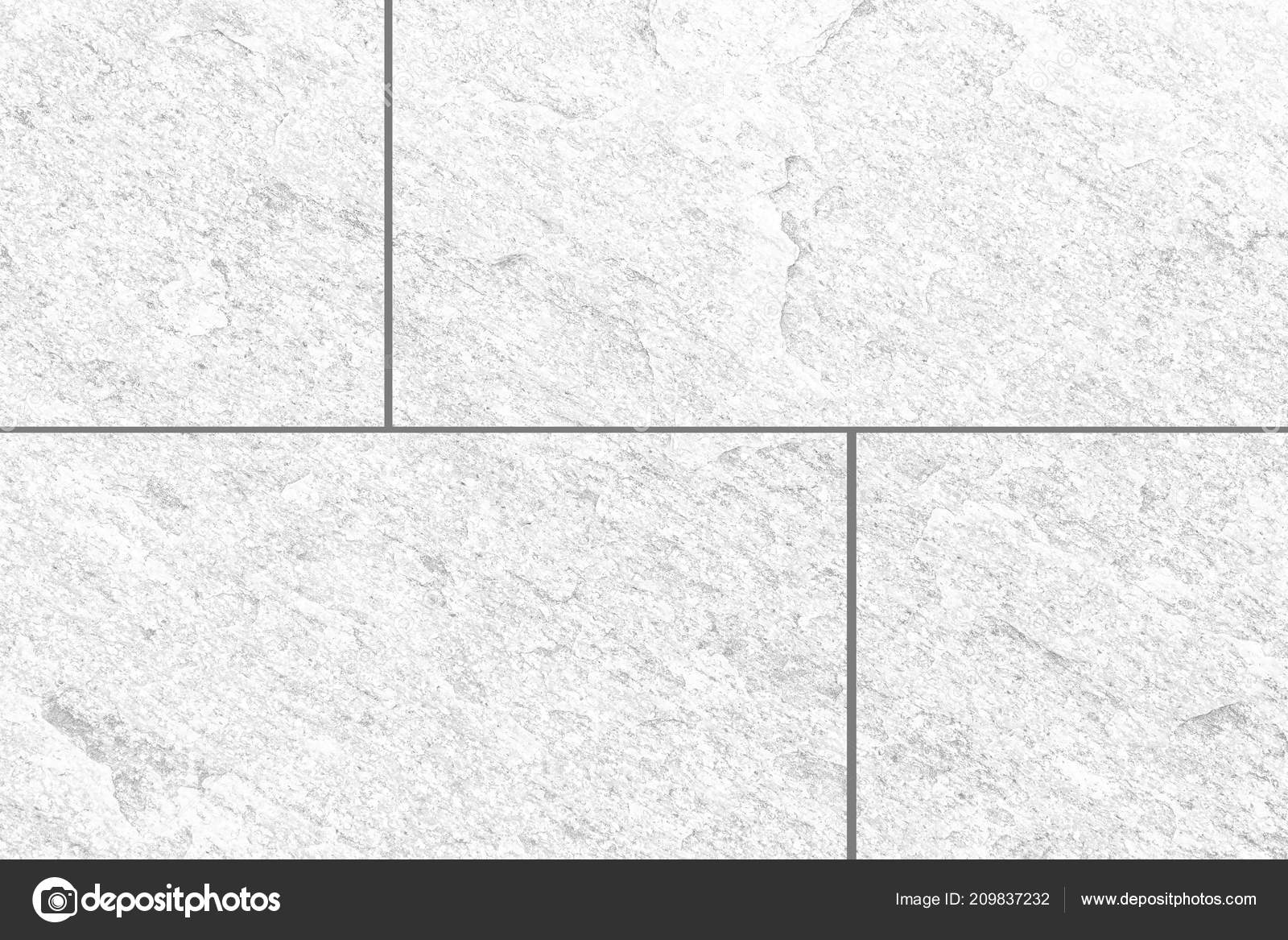 White Stone Tile Floor Pattern Seamless Background — Stock Photo