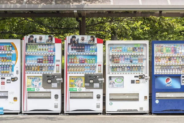 Tokyo Japão Julho 2018 Máquinas Venda Automática Várias Empresas Tóquio — Fotografia de Stock