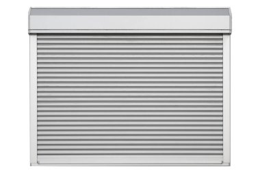 Pencere panjuru beyaz arkaplanda izole edildi