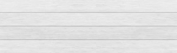 Panorama Vintage White Wood Wall Pattern Seamless Background — Stock Photo, Image