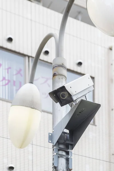 Система Відеокамери Безпеки Стіні Будівлі — стокове фото