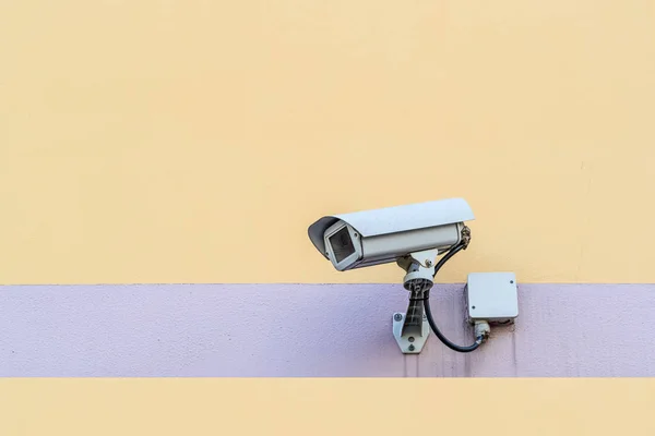 Sistema Seguridad Videocámara Pared Del Edificio — Foto de Stock