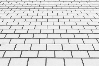 Açık blok taş döşeme zemin arka plan ve doku deseni