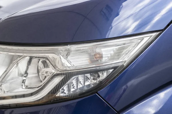 Close Car Headlight — Stock Photo, Image
