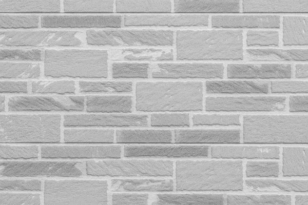 白色石砖墙无缝的背景和样式 — 图库照片