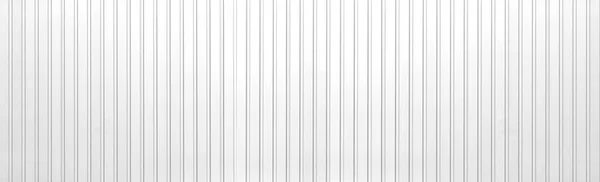 Panorama White Corrugated Metal Texture Surface Galvanize Steel Background — Stock Photo, Image