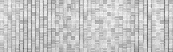 Panorama White Brick Wall Pattern Background — Stock Photo, Image