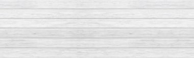 panorama of white wood wall texture and background clipart