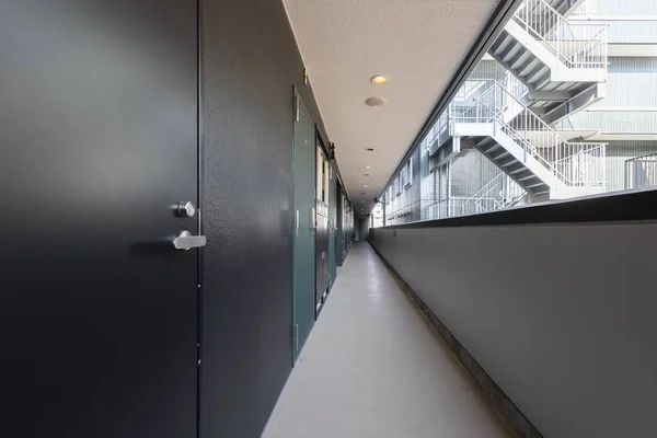 Empty modern Building corridors