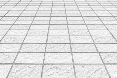 Zemin desen ve arka plan açık beyaz taş döşeme
