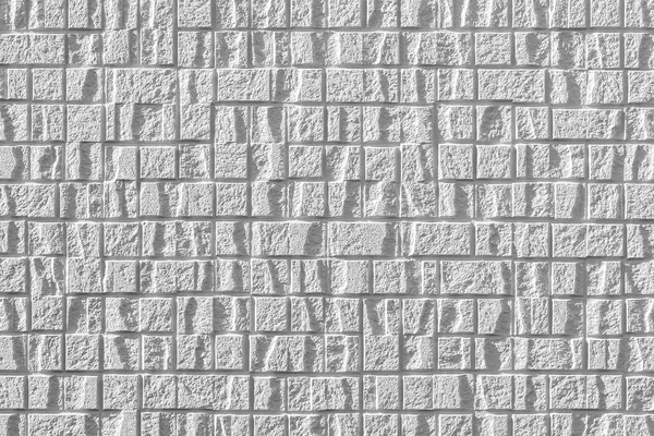 White Stone Brick Wall Seamless Background Pattern — Stock Photo, Image