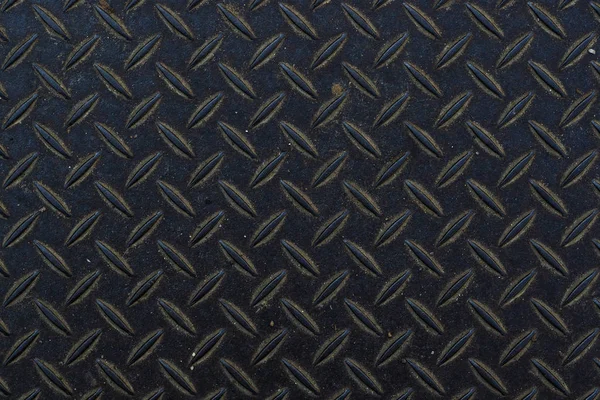 Black diamond plate floor texture and background seamless