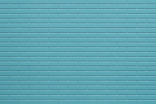 Niebieski Cegły Pomalowanej Ścianie Tekstury Tła — Zdjęcie stockowe