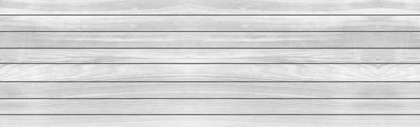 Panorama Vintage White Wood Wall Texture Background Seamless — Stock Photo, Image