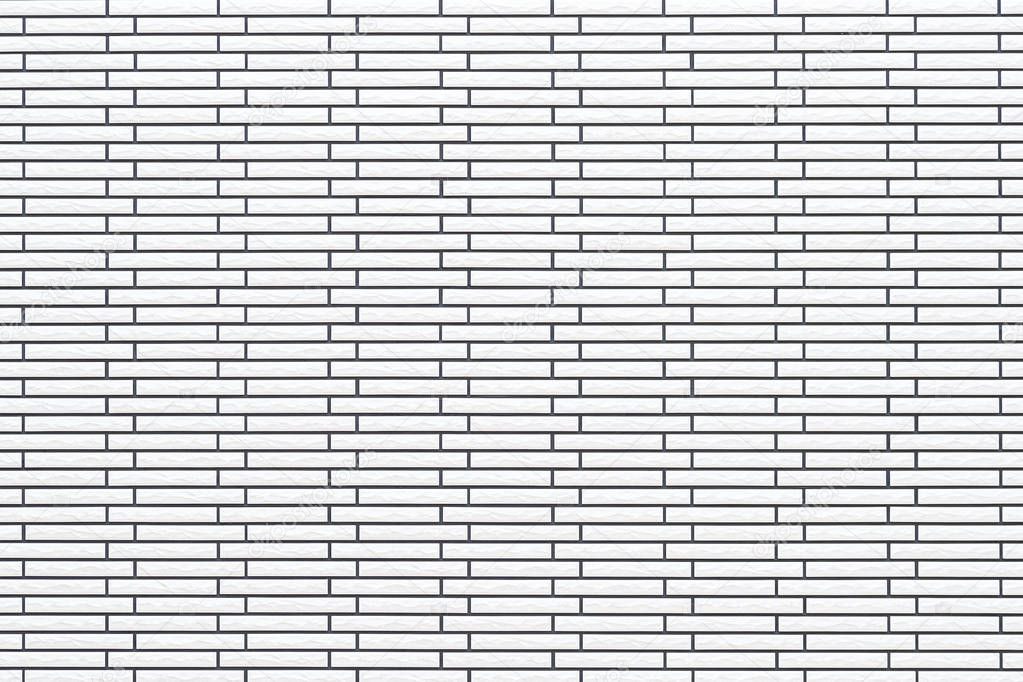 White modern brick wall texture and background seamless