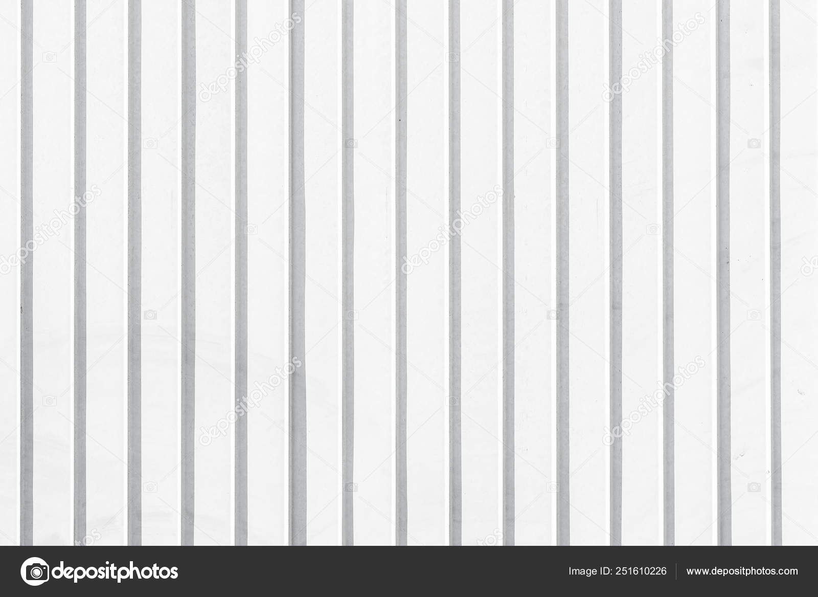 Galvanized Sheet Fence Painted White Texture Seamless Background