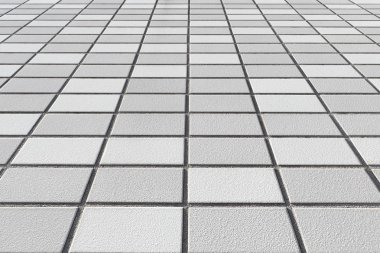 Kat doku ve arka plan açık beyaz taş döşeme