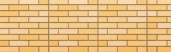 Panorama Brown Brick Wall Texture Background — Stock Photo, Image