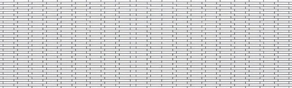 Panorama Der Weißen Modernen Ziegelwand Textur Und Hintergrund Nahtlos — Stockfoto