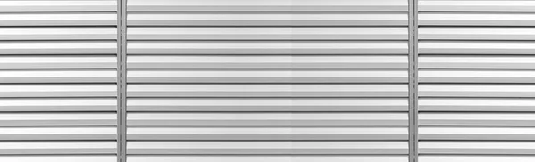 Panorama Van Splinter Metalen Hek Textuur Achtergrond — Stockfoto