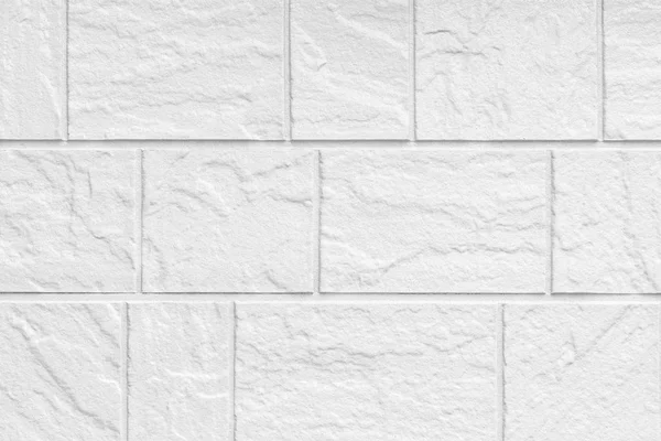 Witte Moderne Stenen Muur Achtergrond Textuur — Stockfoto
