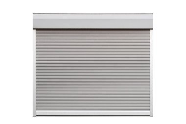 Pencere panjuru beyaz arkaplanda izole edildi