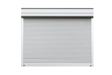 Pencere panjuru beyaz arkaplanda izole edildi