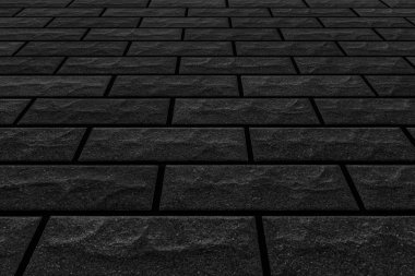 Açık siyah taş kiremit zemin doku ve arka plan
