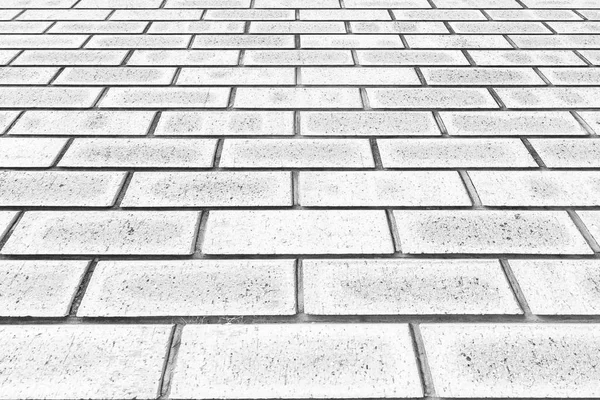 Outdoor White Stone Tile Floor Texture Background — Stock Photo, Image