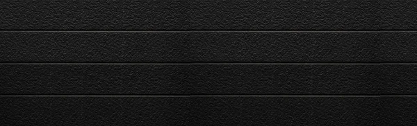 Panorama Der Schwarzen Holz Wand Textur Und Hintergrund — Stockfoto
