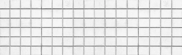 白いレンガの壁の質感とシームレスな背景のパノラマ — ストック写真