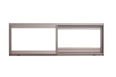 Beyaz arka plan üzerinde izole alüminyum pencere çerçevesi