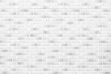 Doku ve arka plan beyaz tuğla duvar