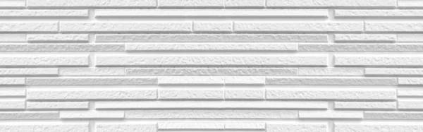Panorama Nowoczesnego Białego Cementu Ściana Wzór Tło — Zdjęcie stockowe