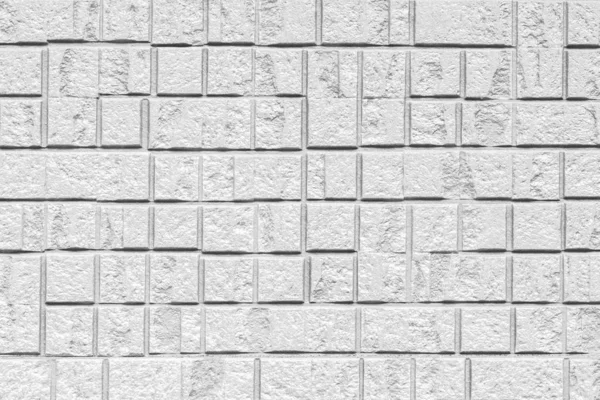 Witte Moderne Stenen Muur Achtergrond Textuur — Stockfoto