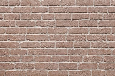 Kahverengi tuğla duvar dokusu ve pürüzsüz arkaplan