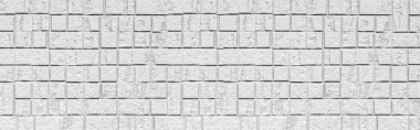 Beyaz modern Panoraması kiremit duvar arka plan ve doku