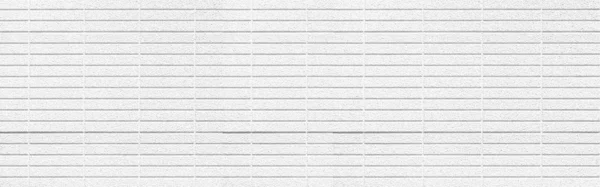Panorama Bílé Cihlové Zdi Hladké Pozadí — Stock fotografie