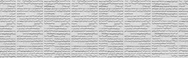 Panorama Nowoczesnego Białego Cementu Ściana Wzór Tło — Zdjęcie stockowe