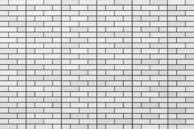 Arka plan için modern beyaz tuğla duvar dokusu