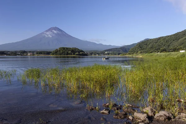 Fuji Och Kawaguchi Sjön Sommaren — Stockfoto