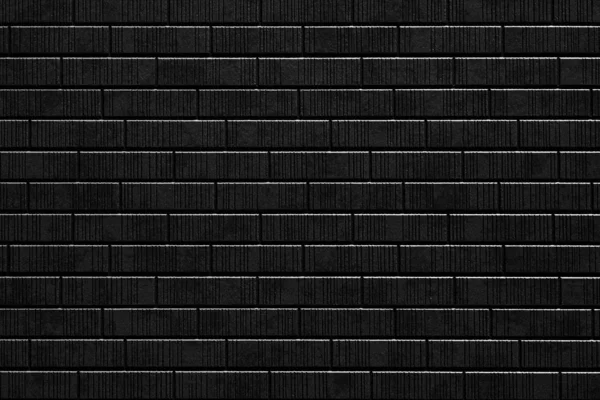 Zwarte Bakstenen Stenen Tegel Muur Patroon Naadloze Achtergrond — Stockfoto