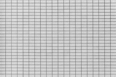 Beyaz tuğla duvar, pürüzsüz arkaplan ve doku