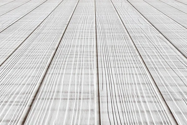 Outdoor White Wood Floor Texture Background — Stock Photo, Image