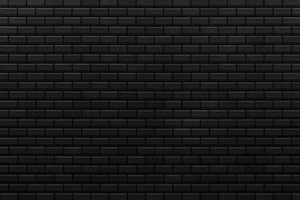 Black Brick Stone Wall Seamless Background Texture — Stock Photo, Image