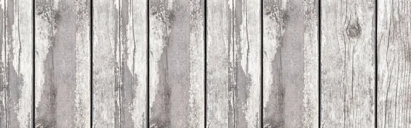 Panorama Ročníku Bílé Dřevěné Plot Textury Bezešvé Pozadí — Stock fotografie