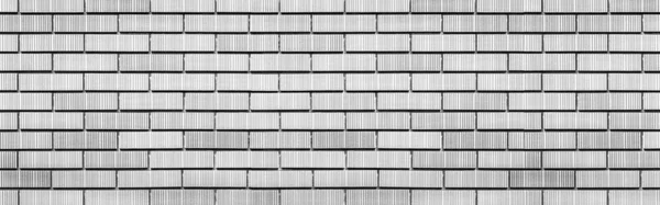 Panorama Textura Pared Ladrillo Blanco Fondo — Foto de Stock