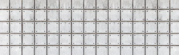 Panorama Cement Block Wall Texture Seamless Background — Stock Photo, Image